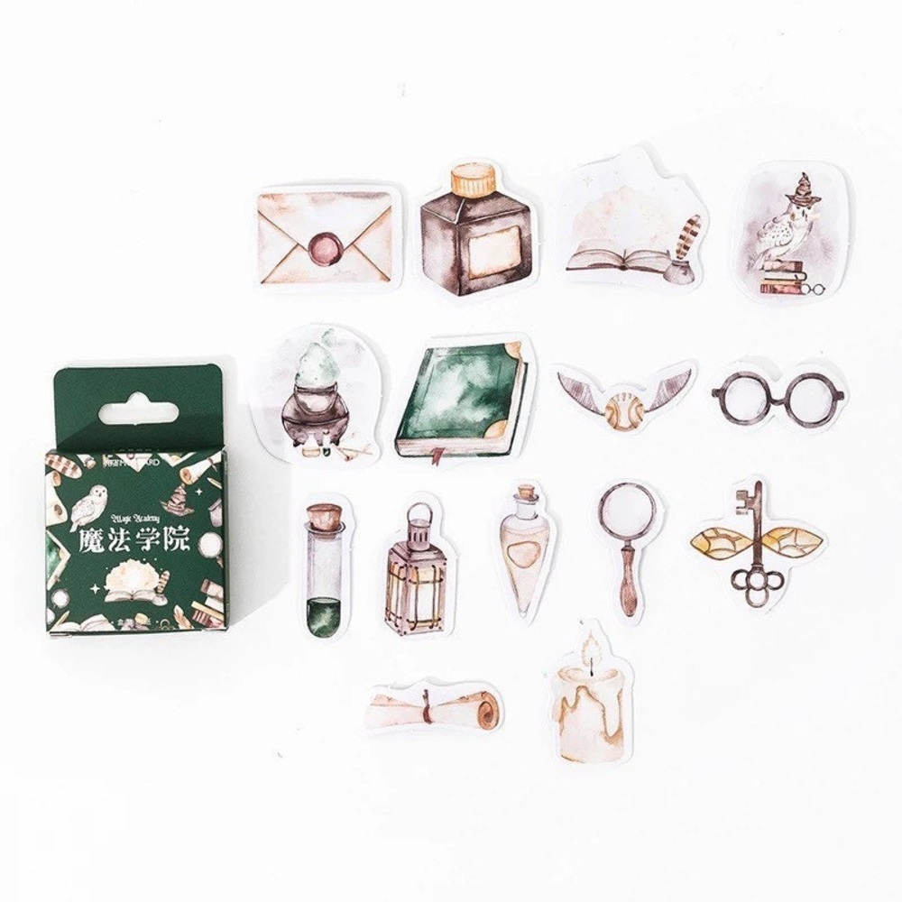 Vintage Magic School, Potions, Wands & More, 45 Deco Stickers - Picture 10 of 10